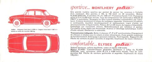 Simca Aronde P Brochure